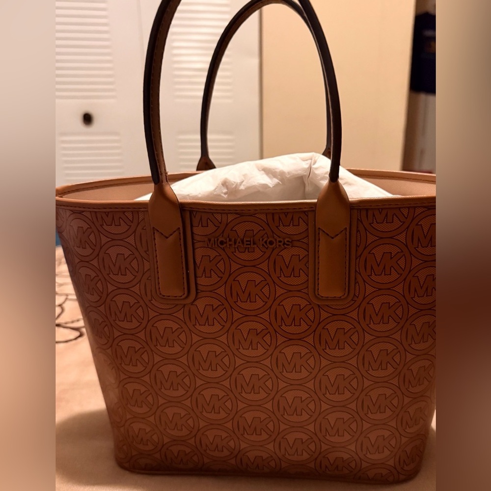 Michael Kors Tan Logo Tote
